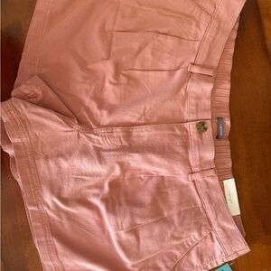 maurices Pleated Twill High Rise 3.5in Shorts 18W